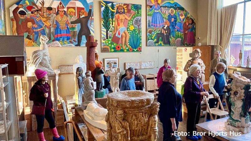 Bror Hjorths Hus, Gustavianums Konstsamling och Domkyrkan 